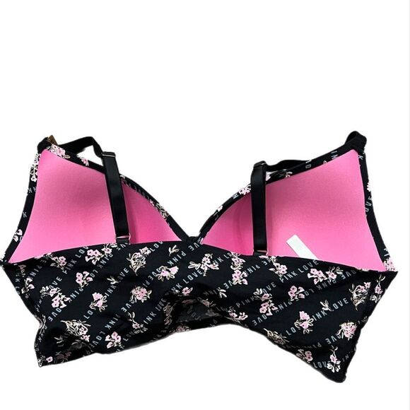 Victoria’s Secret Pink Lounging Wireless Push Up Padded Bralette bra Xsmall - Picture 3 of 3